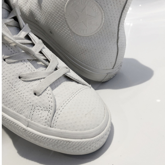 Mens Converse Chuck Taylor ll, Pebbled Leather main image 8